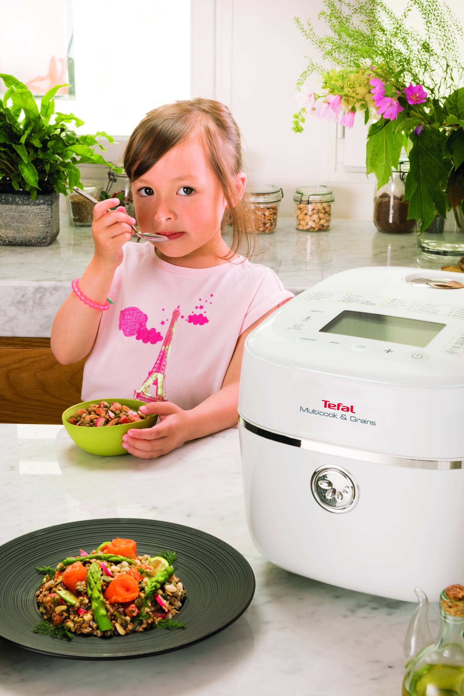 Multicook & Grains rijst- en multicooker RK9001 