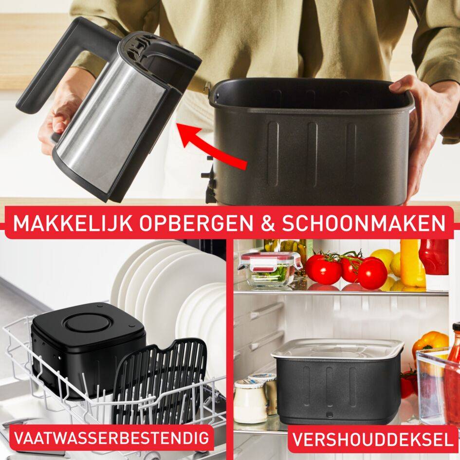 Easy Fry Silence&nbsp;EY552D 5L stille airfryer