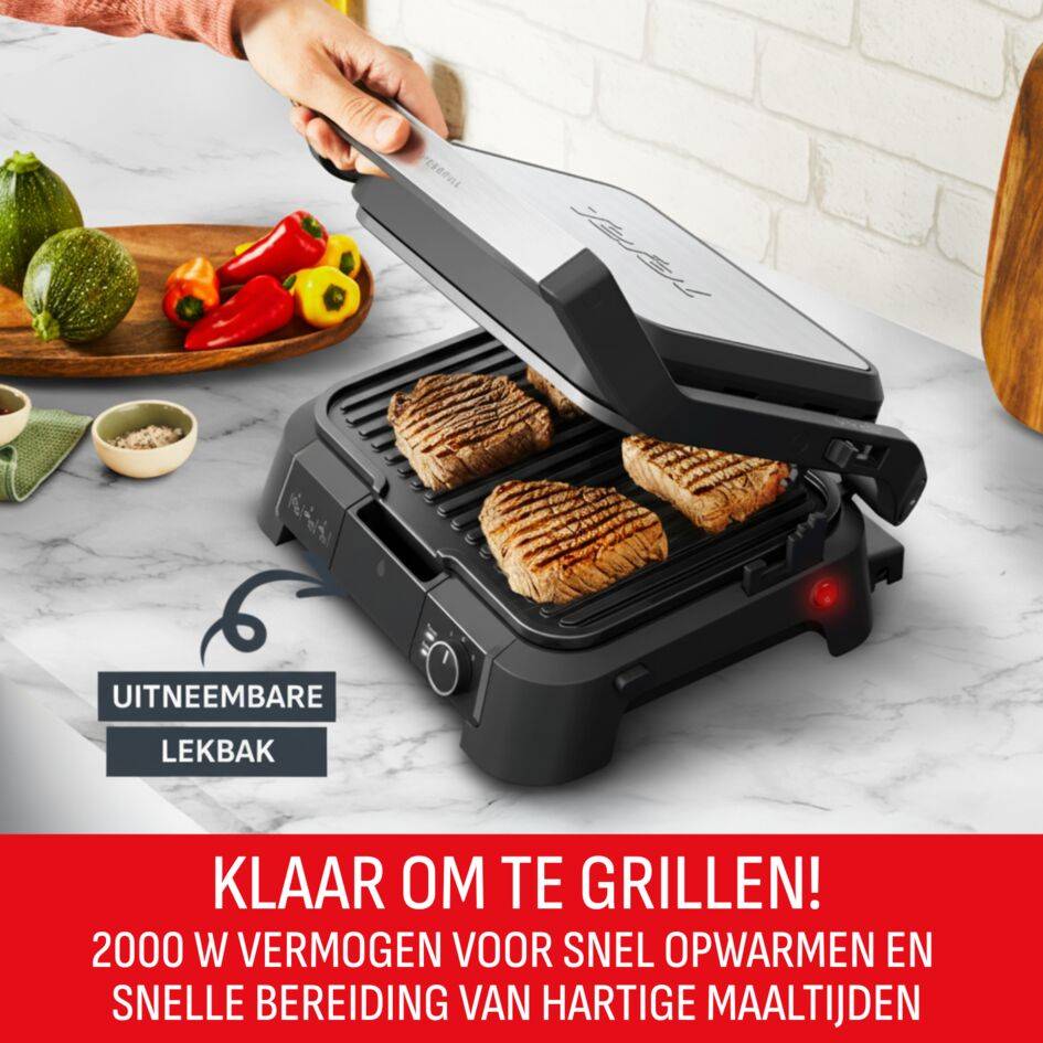 SuperGrill 3-in-1 GC510D contactgrill, barbecue en ovenstand