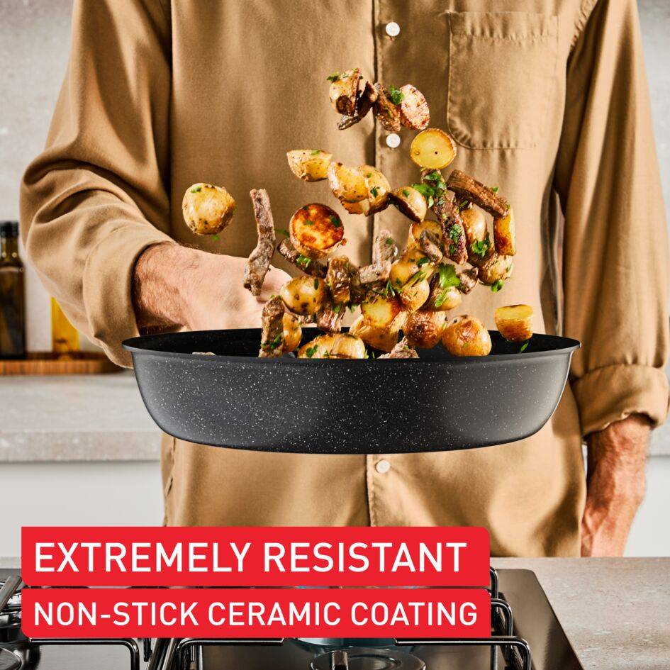 Experience Ceram All-in-One keramische pan 28 cm + deksel - inductie