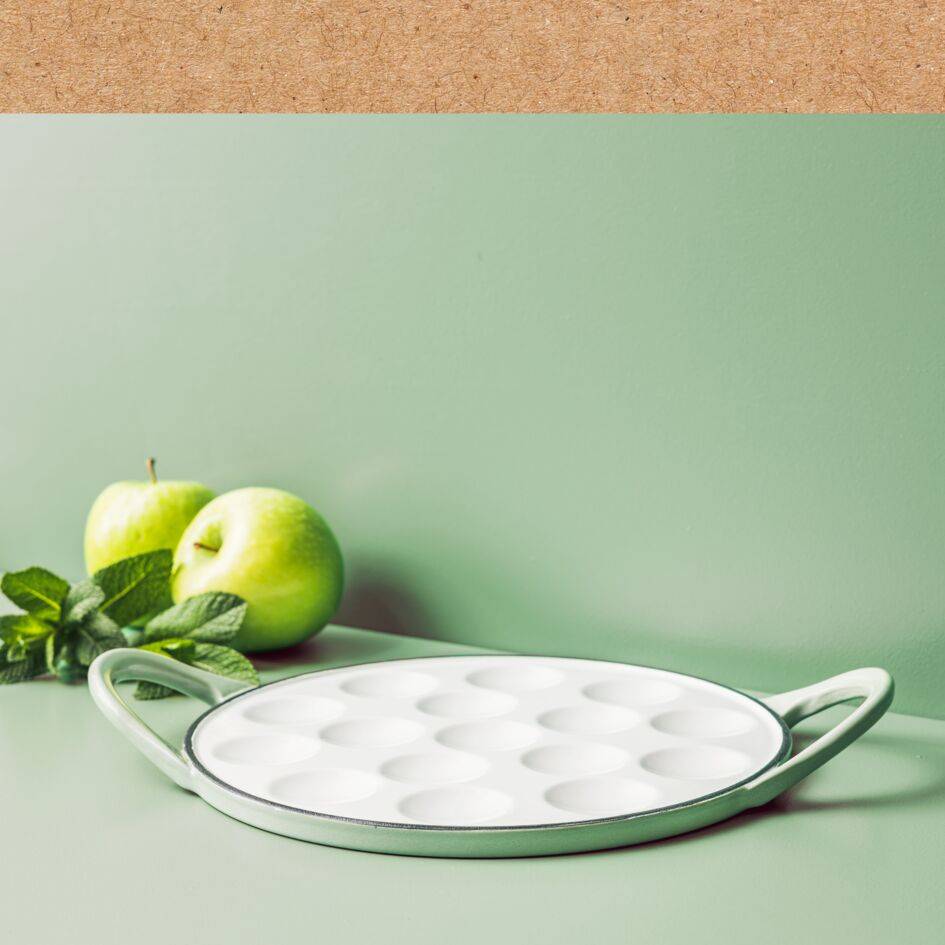 LOV poffertjespan groen 24 cm - inductie