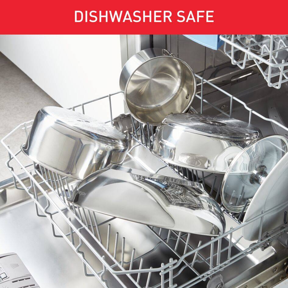 Duetto 5-delige kookset (steelpan 16 cm, kookpan 18/20/24 cm, pastapan 22 cm) - inductie