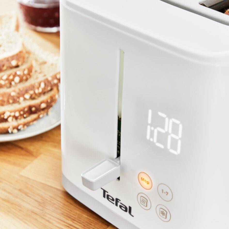 Broodrooster CONFIDENCE TT340830, 2 sleuven, zilver, Tefal 🔵 38,99