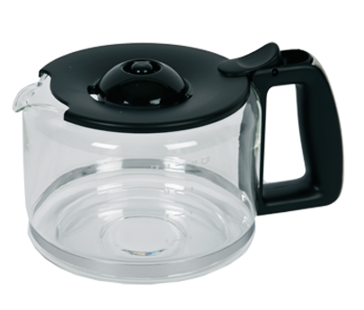 Koffiekan met deksel zwart SS-207199