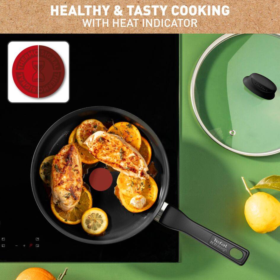 Renew Black ON keramische hapjespan 24 cm - inductie