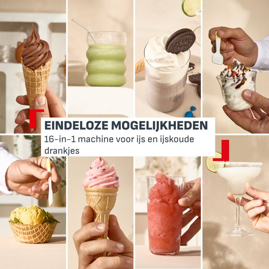 Freezi, 16-in-1 ijs- en frozen drankjesmaker, direct ijsplezier