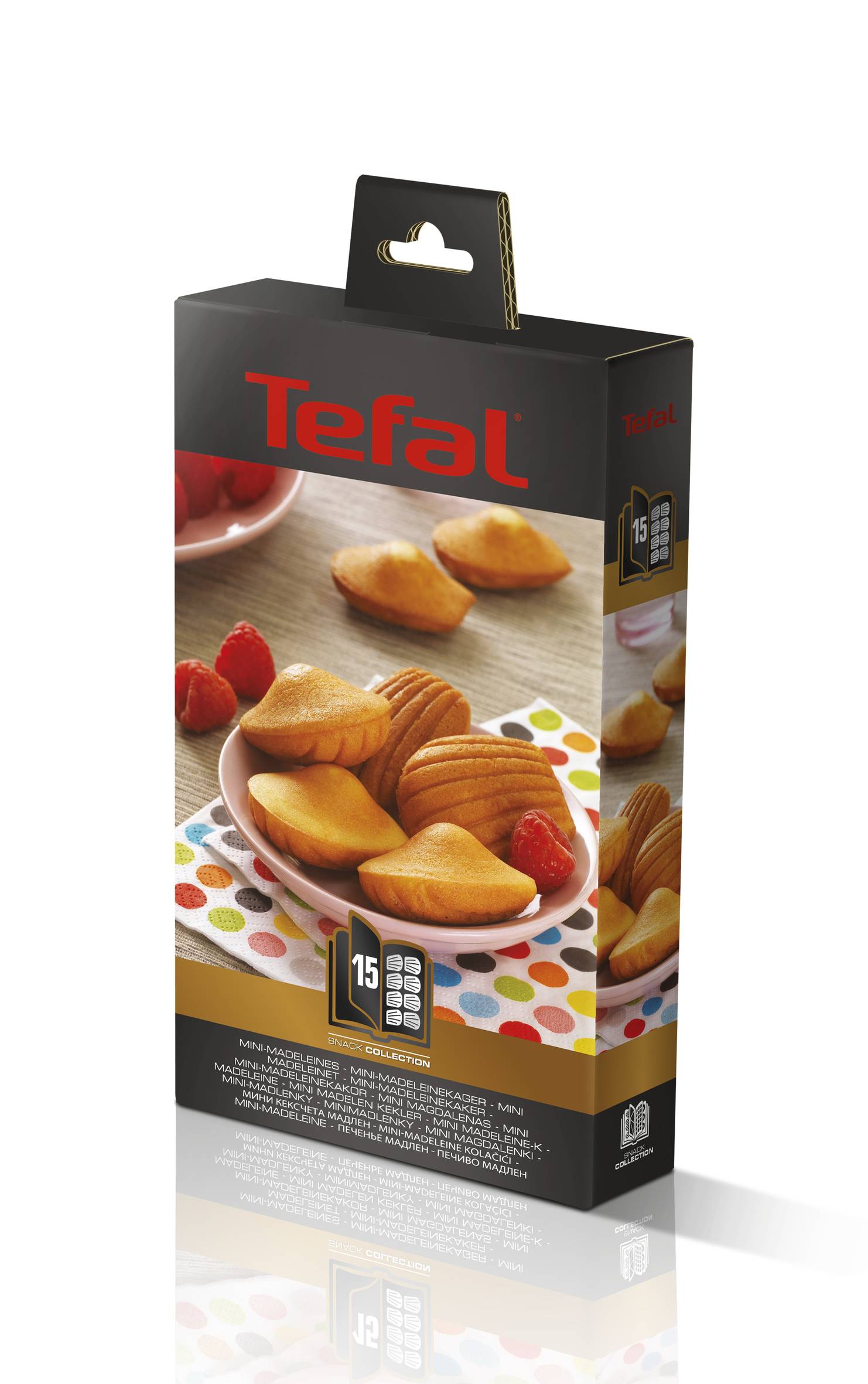 2 platen met mini-cakevormpjes in doos Snack Collection XA801512