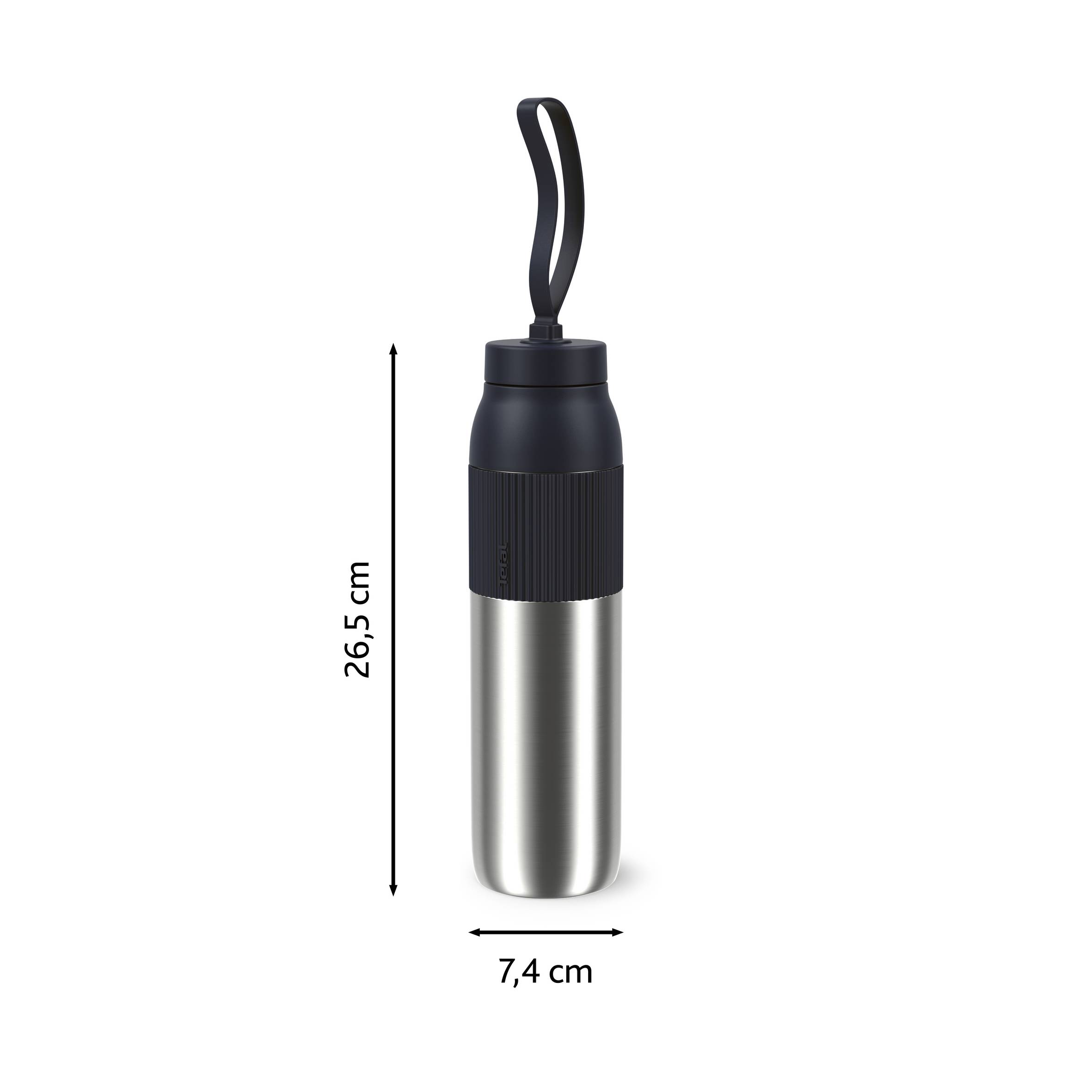 beYou N2193110 drinkfles met draaidop zwart (0,7L)