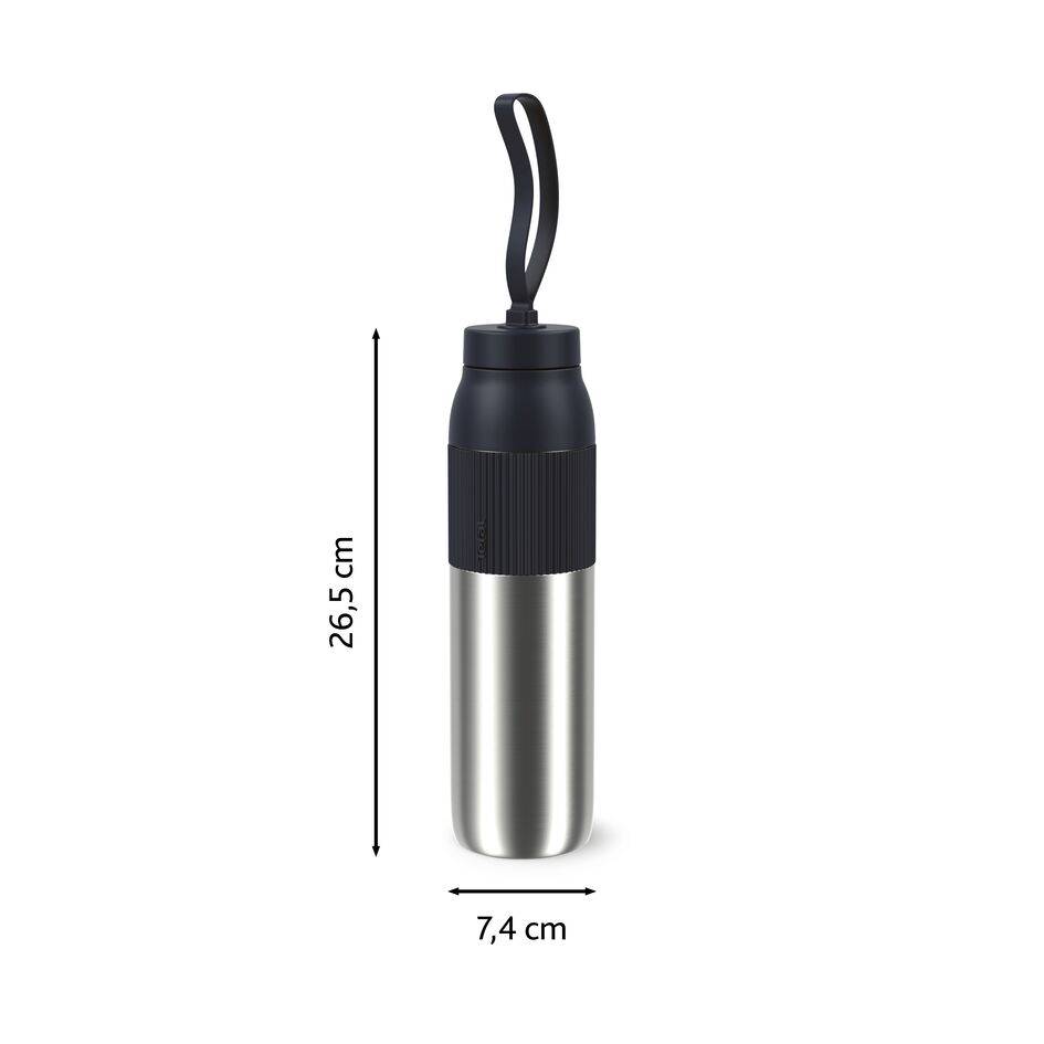 beYou N2193110 drinkfles met draaidop zwart (0,7L)