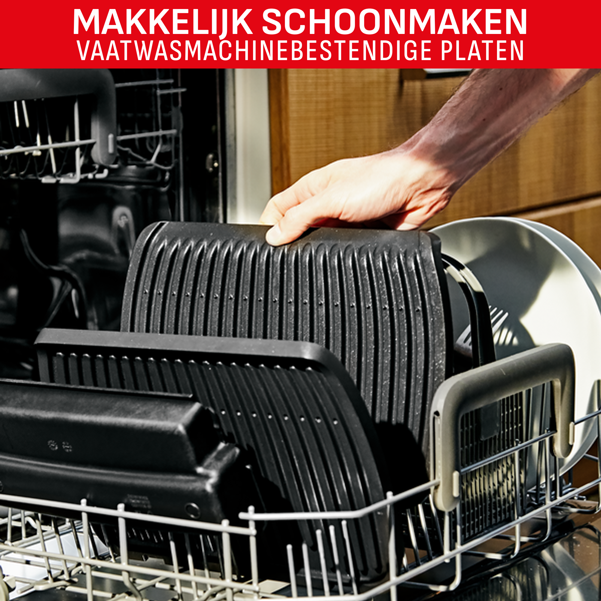 OptiGrill+ GC718D intelligente grill met tang