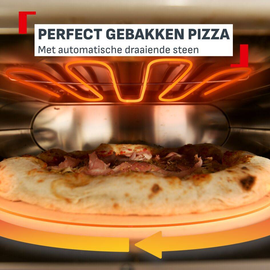 Pizza Pronto JM600T Elektrische pizza oven voor buiten