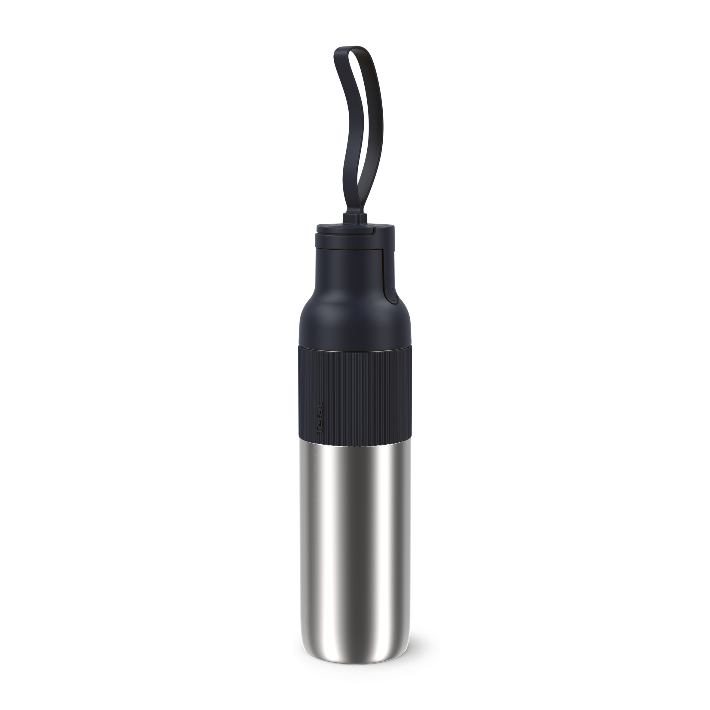 beYou N3120710 drinkfles met flip-dop zwart (0,7L)