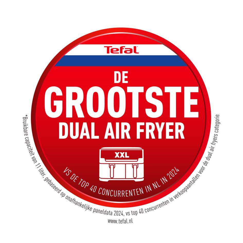 Easy Fry Dual XXL EY942H dubbele heteluchtfriteuse