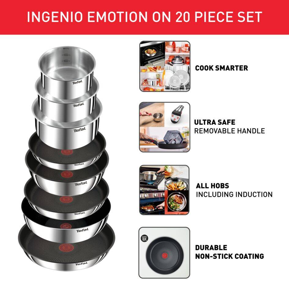 Ingenio Emotion ON 20-delige set - inductie