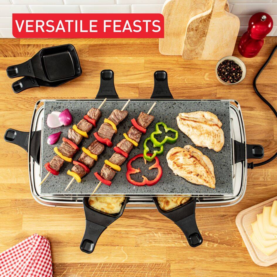 2-in-1 Raclette Pierrade PR620D Gourmetstel
