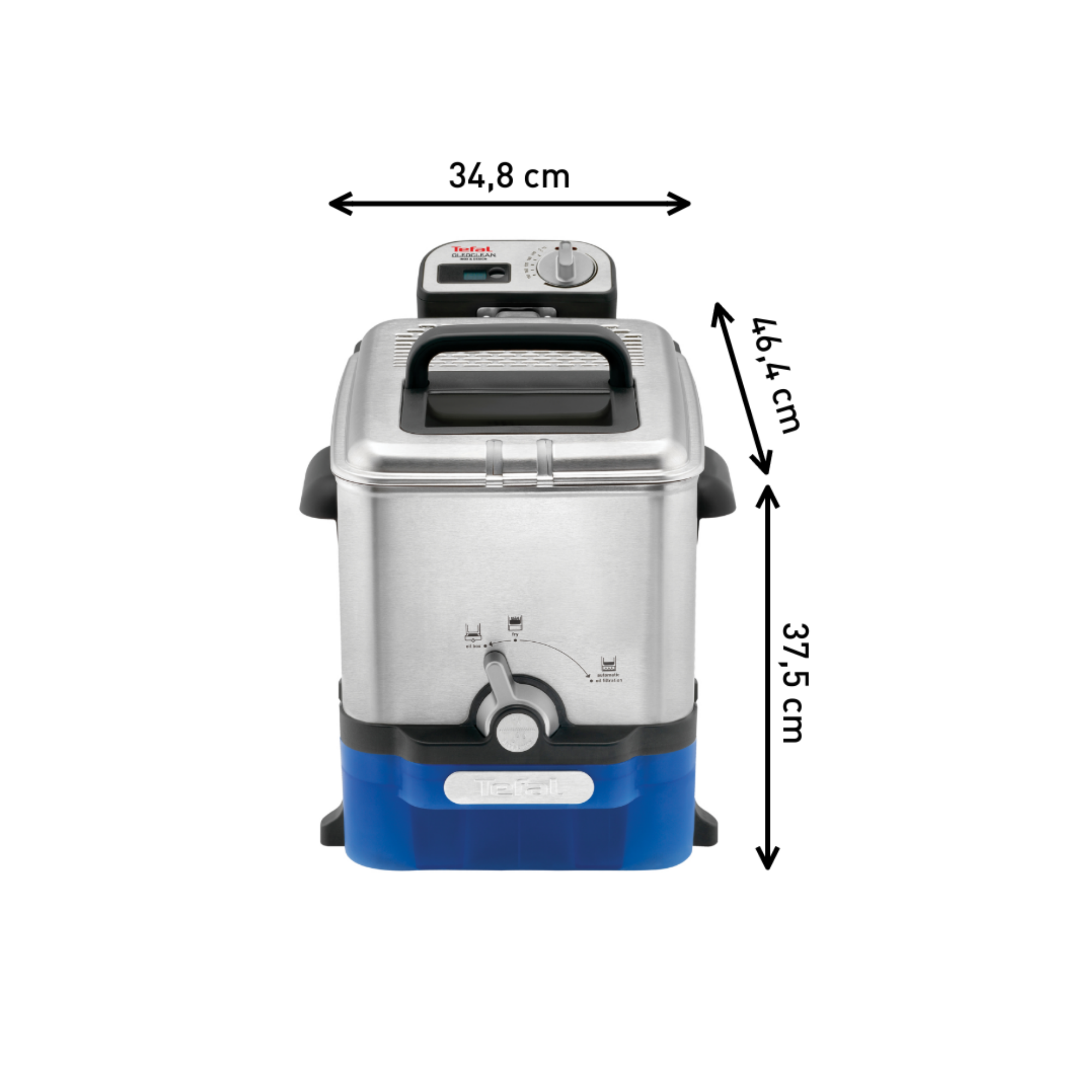 Oleoclean Pro Inox & Design FR8040 friteuse