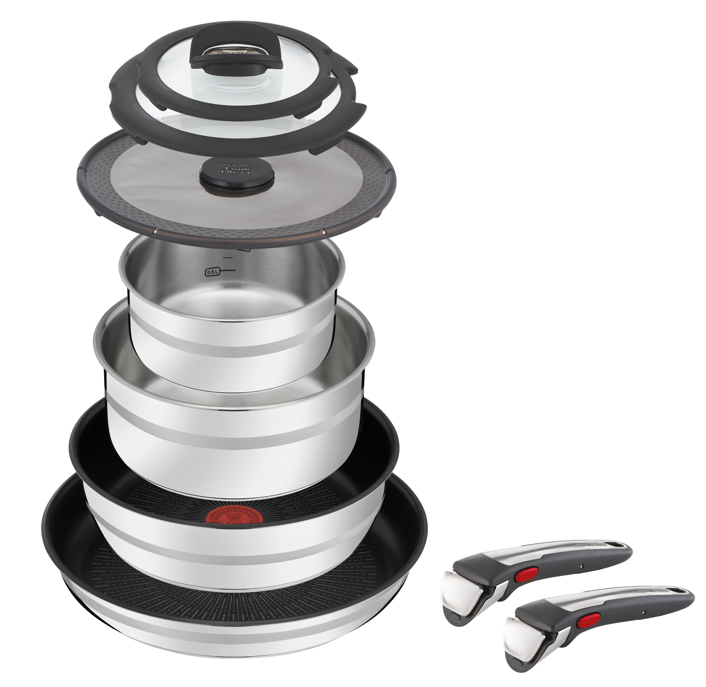 Jamie Oliver by Tefal Ingenio 9-delige set - inductie