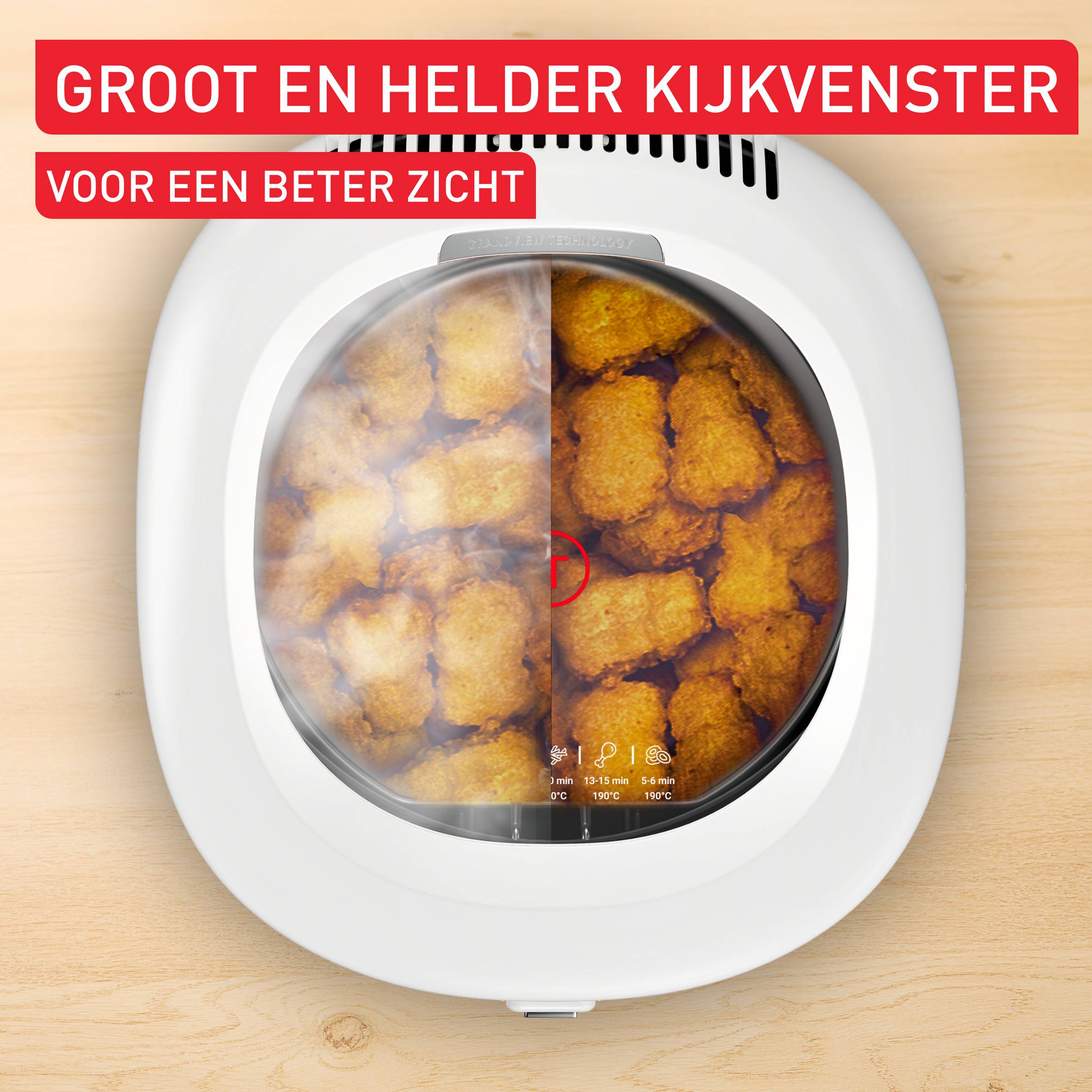 Filtra Vision FF2541 2,1L friteuse met groot kijkvenster