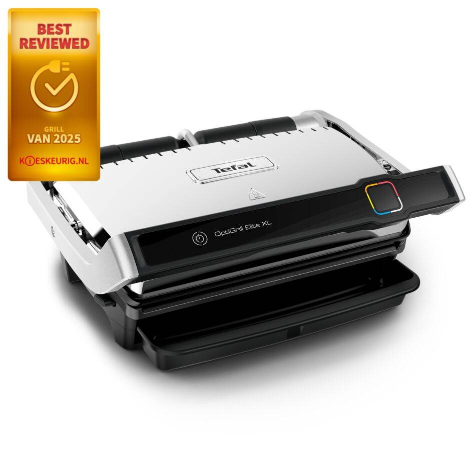 OptiGrill Elite XL GC760D Slimme contactgrill met digitale grillassistent - 16 automatische programma's