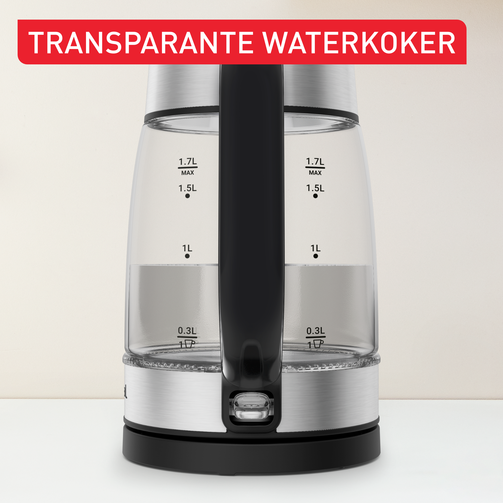 Glass Kettle KI6058 1,7L waterkoker
