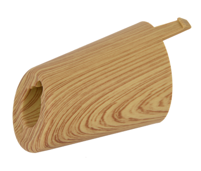 Plastic voet imitatiehout TS-01029120