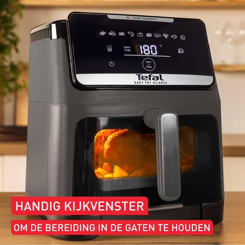 Easy Fry Silence&nbsp;EY846H 7L stille airfryer met kijkvenster