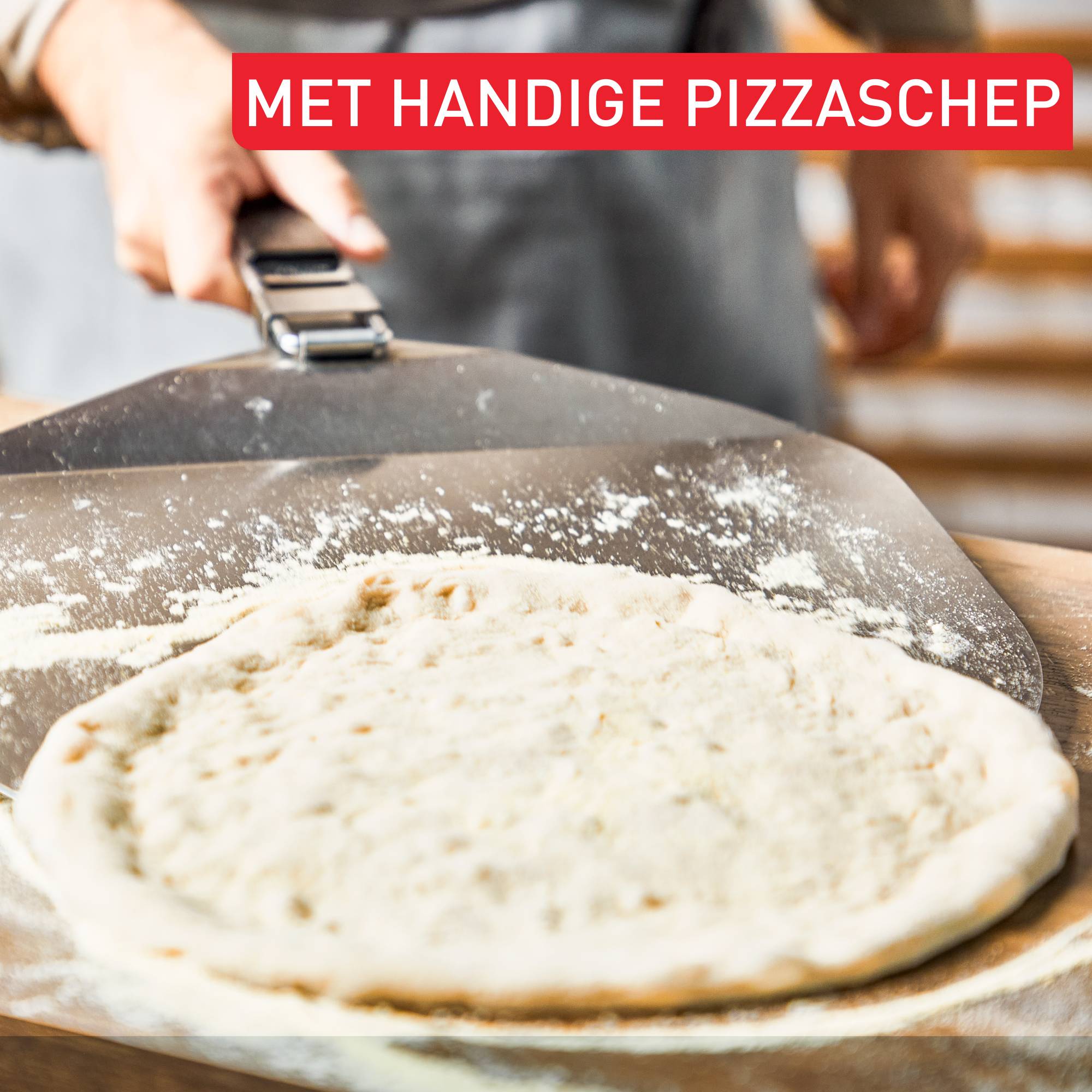 Pizza Pronto JM4120 pizza oven op gas + pizzaschep