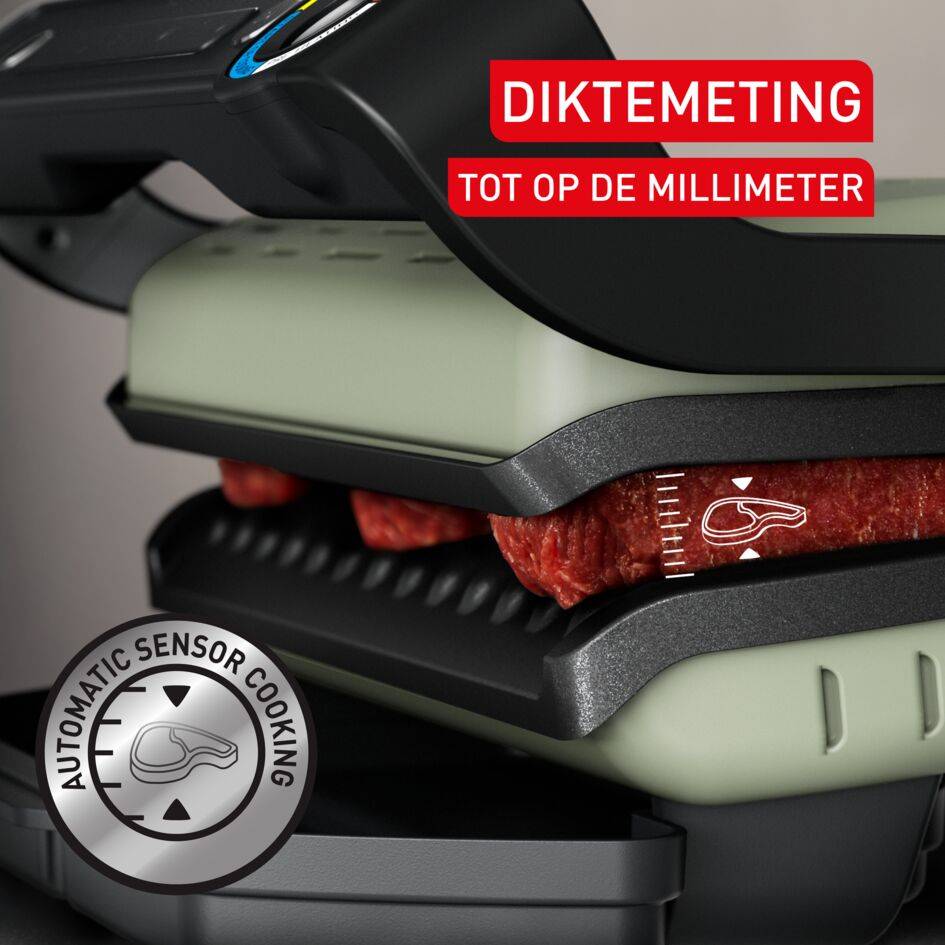 OptiGrill GC71EL Intelligente contactgrill - 6 automatische programma's