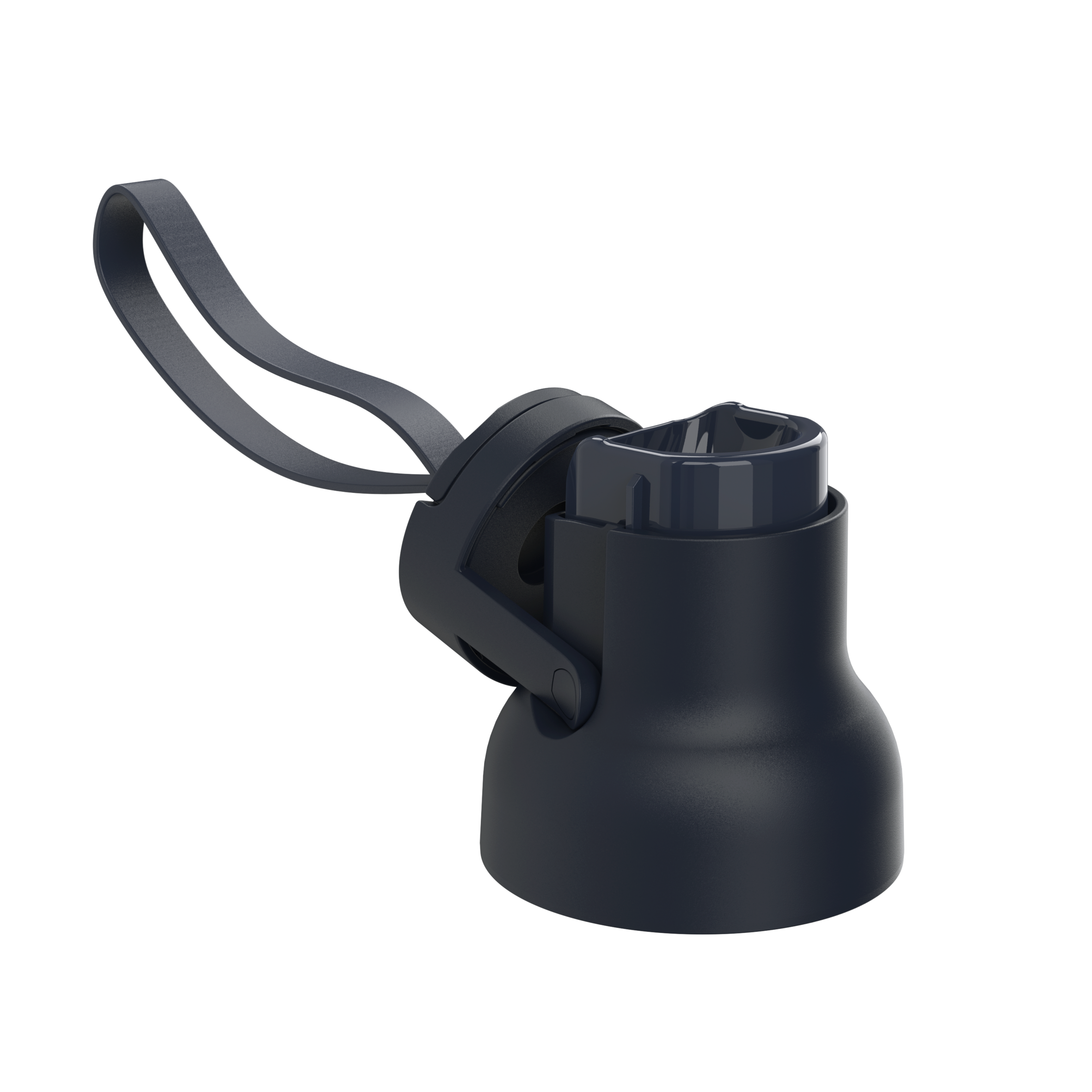 beYou N3120710 drinkfles met flip-dop zwart (0,7L)