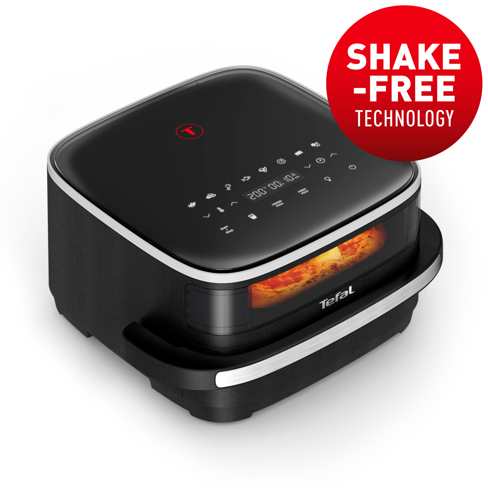 Easy Fry Pizza FW4018 4L air fryer met kijkvenster