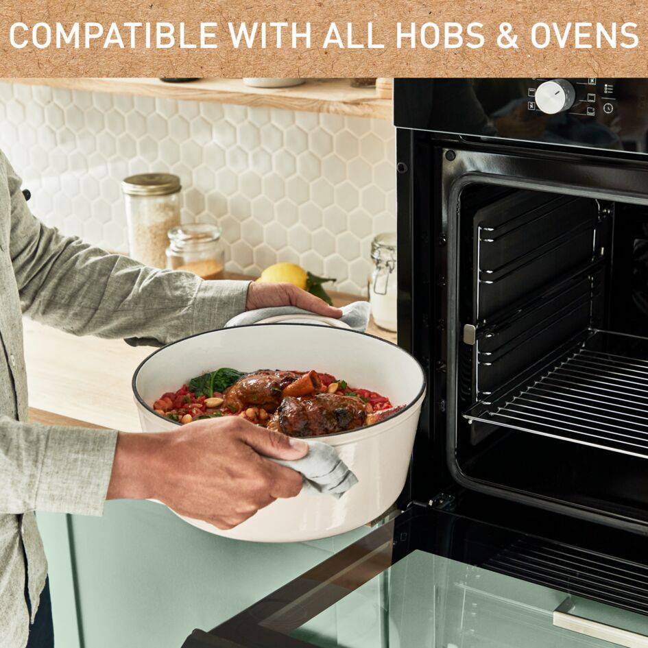 LOV braadpan beige - 7,1 L - inductie