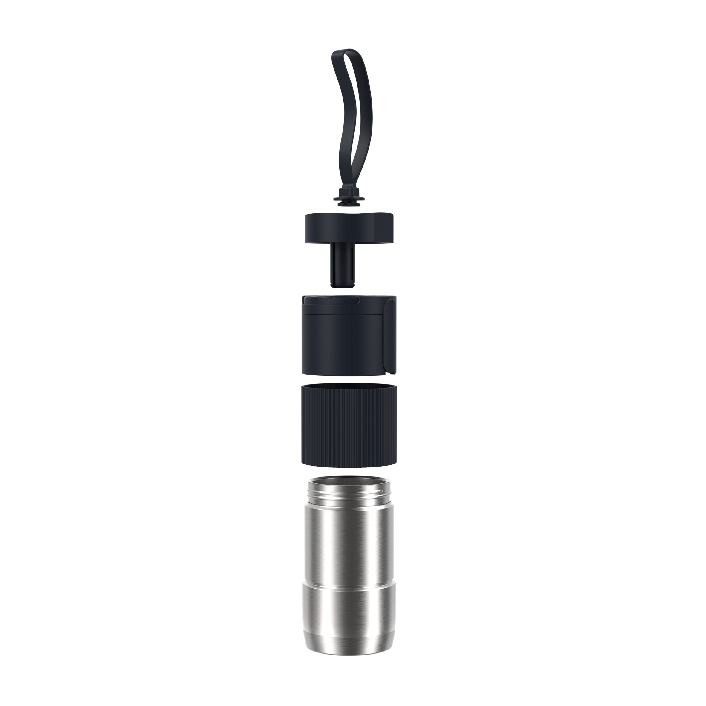 beYou N2190110 travel mug met flip-dop zwart (0,36L)