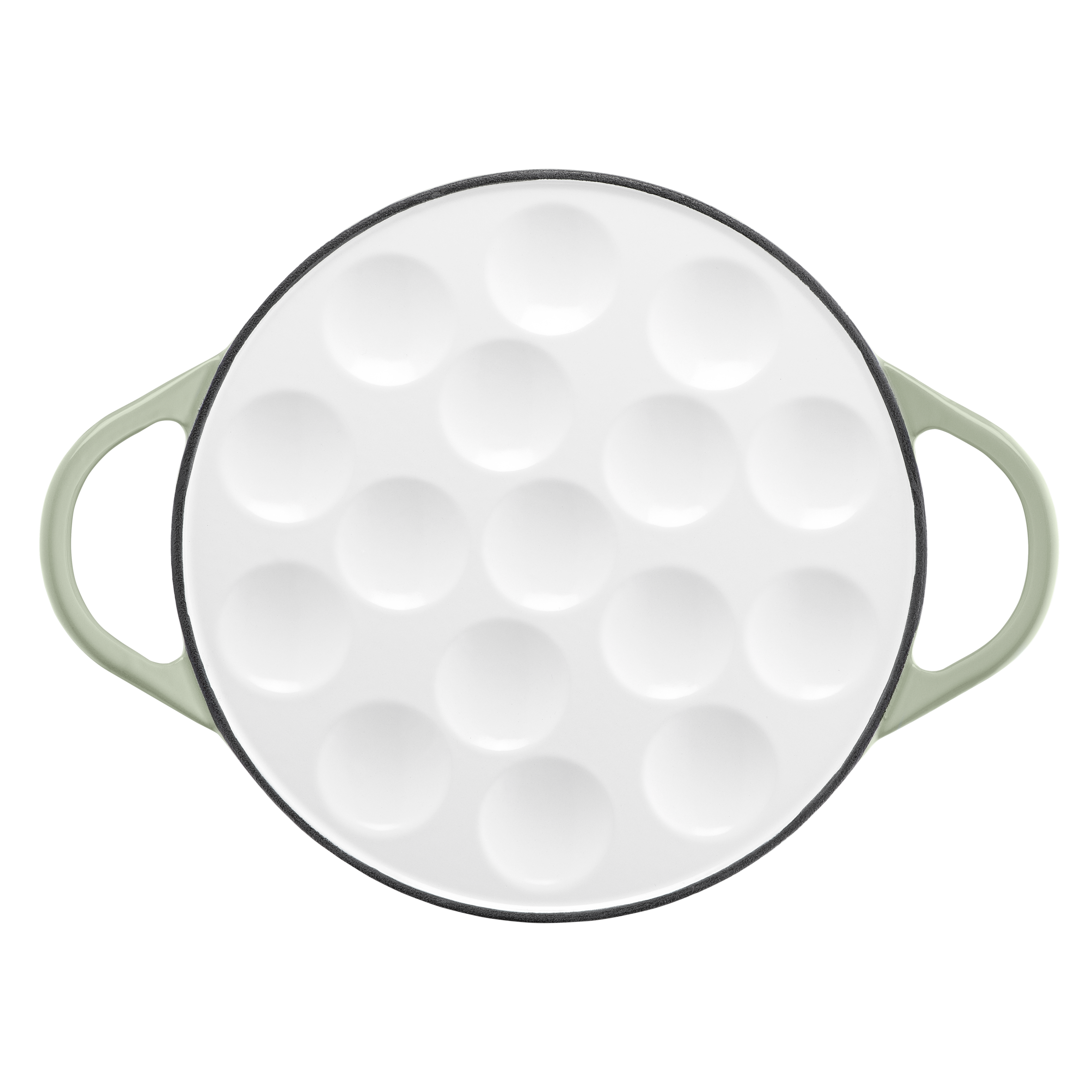 LOV poffertjespan groen 24 cm - inductie