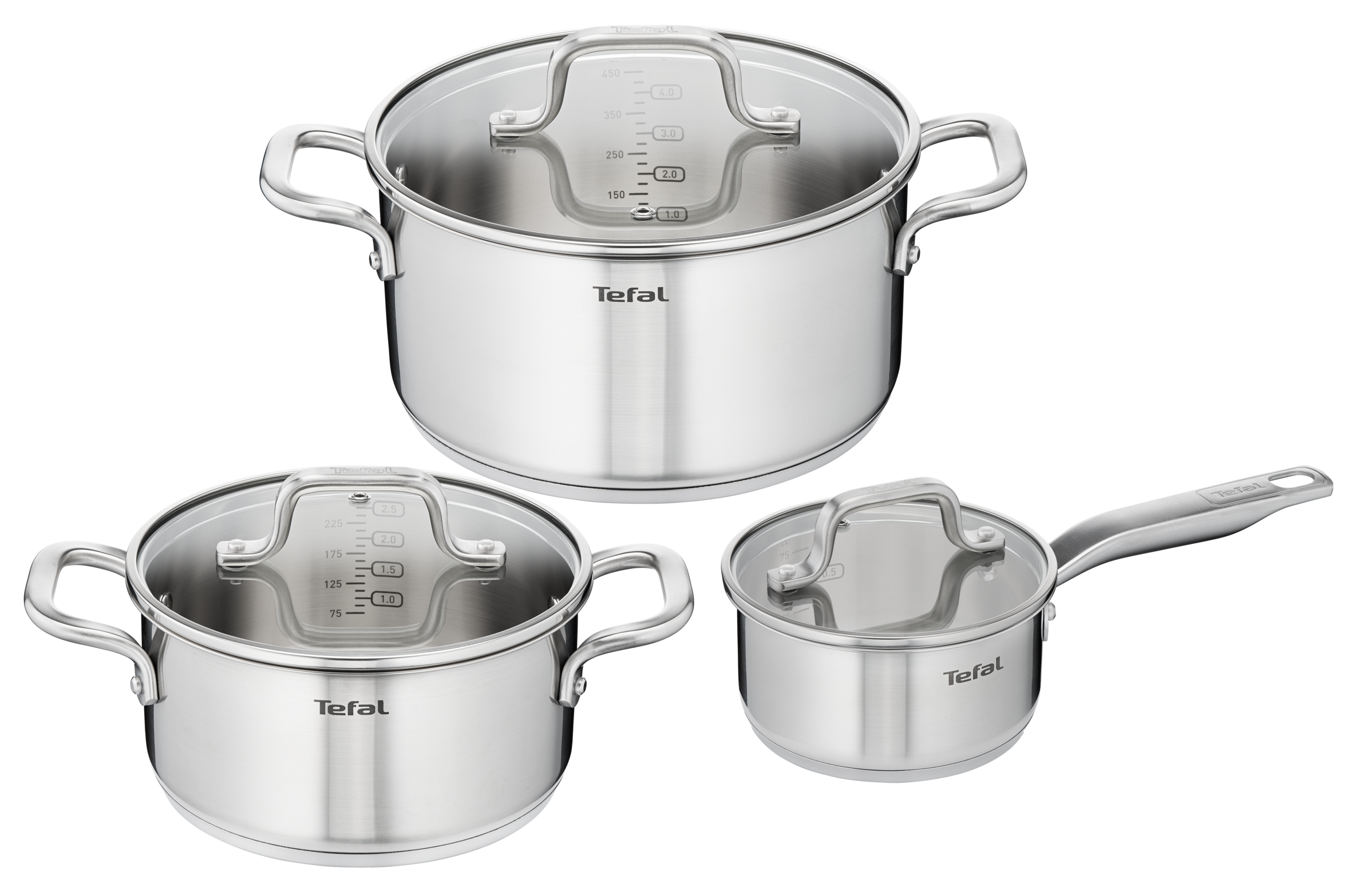 Virtuoso pannenset 3-delig (steelpan 14 cm, kookpan 20/24 cm) - inductie