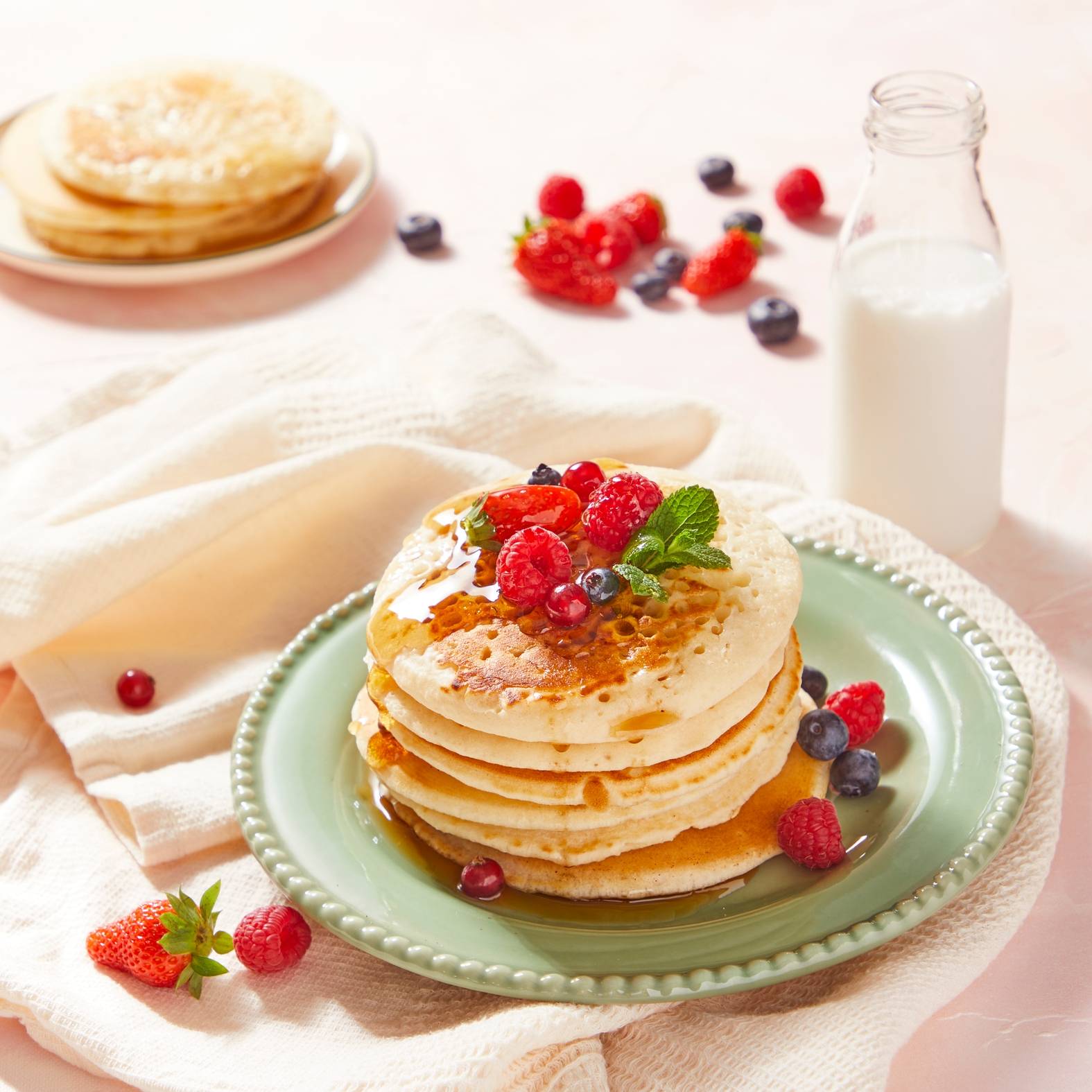 Fluffy pannenkoekjes met fruit - Recepten undefined | Tefal