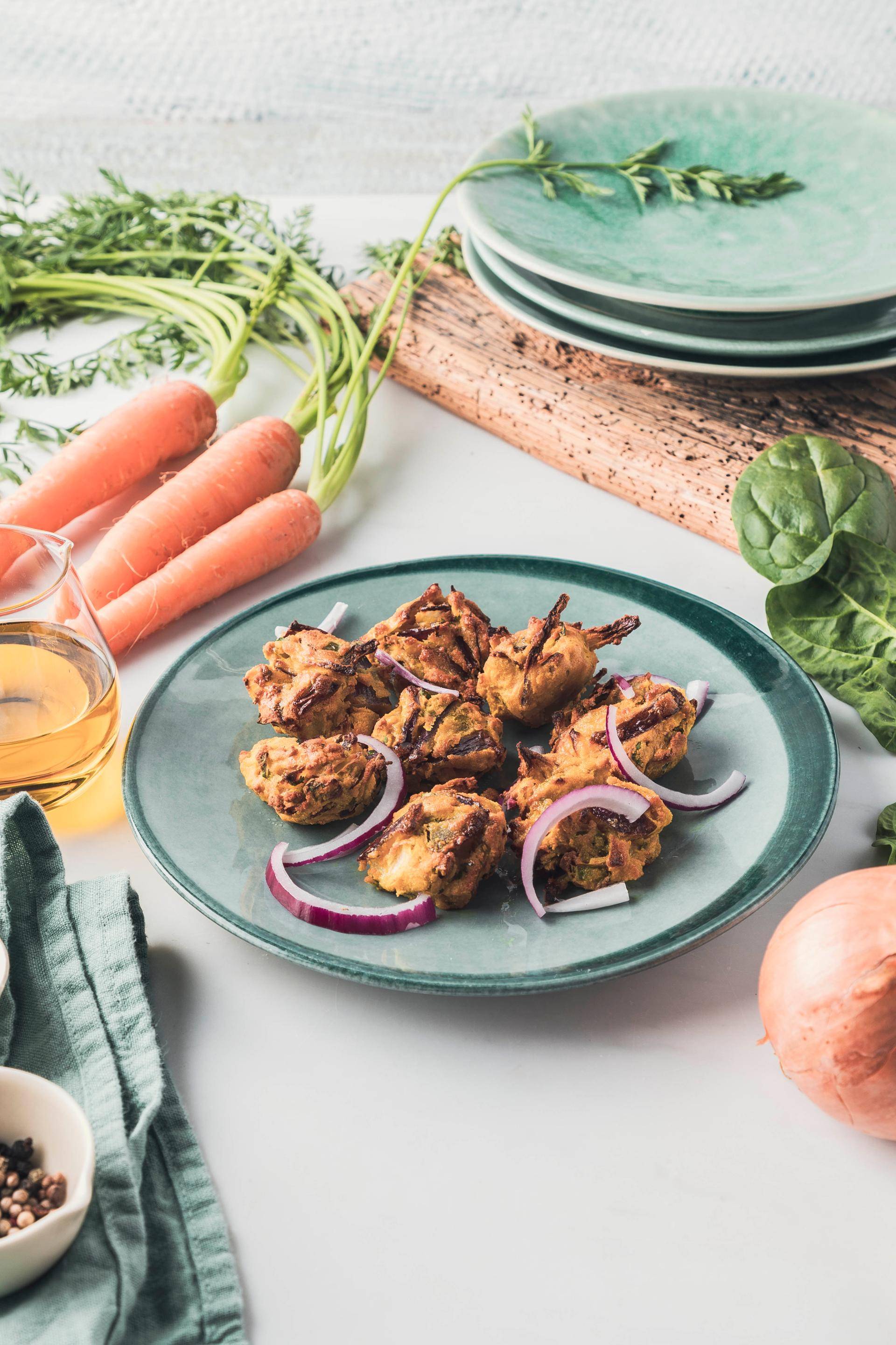 Ui pakoda - Recepten Easy Fry Compact | Tefal