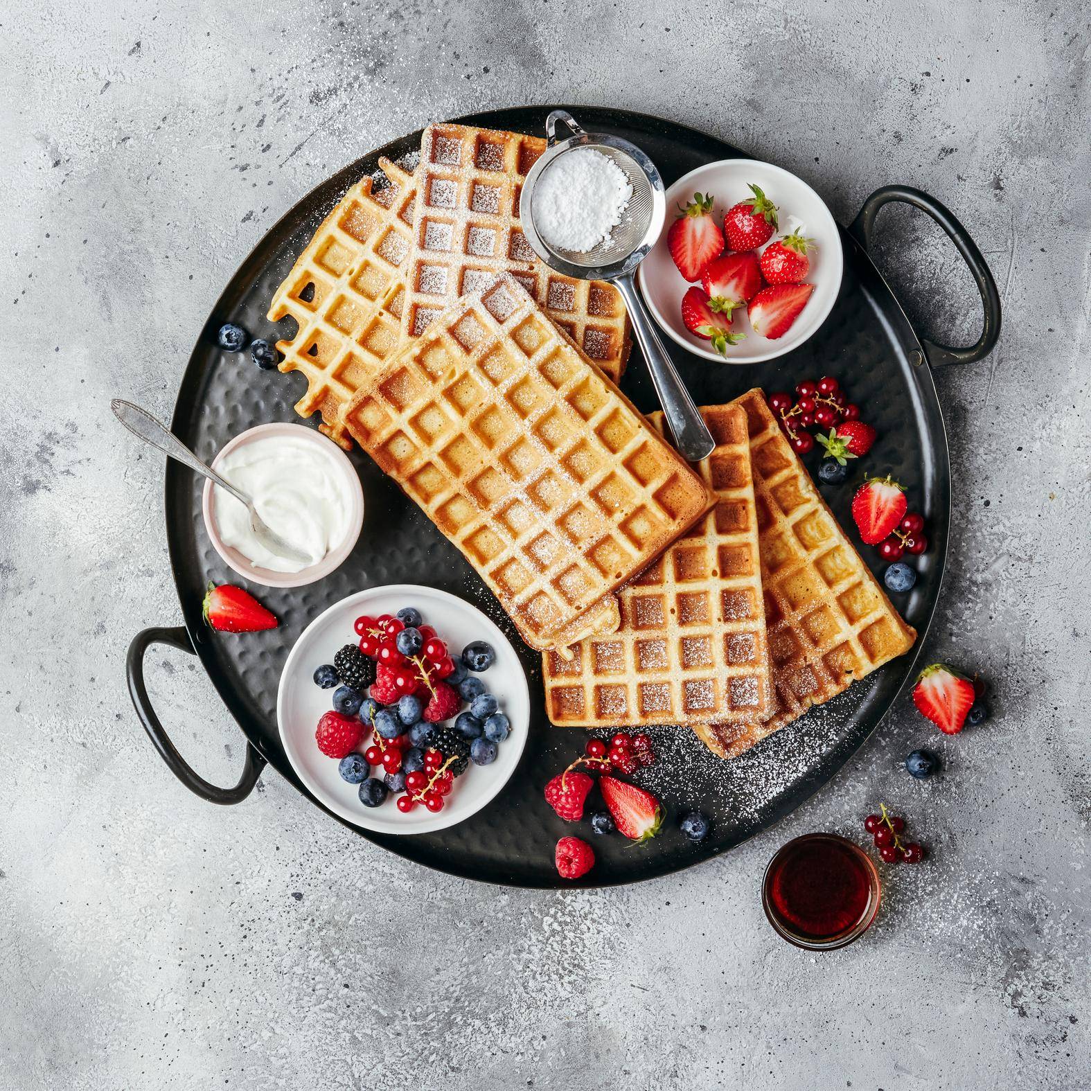 Wafels met fruit - Recepten OptiGrill 2in1 | Tefal