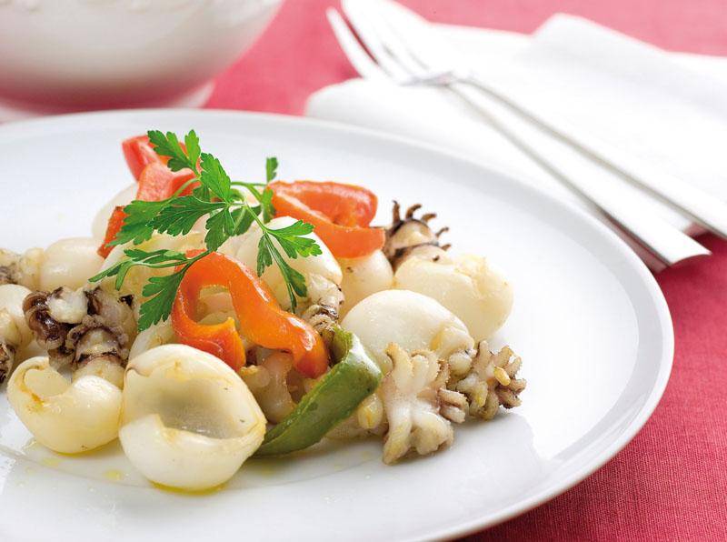 Inktvis algarve-stijl - Recepten Actifry Original 1kg | Tefal