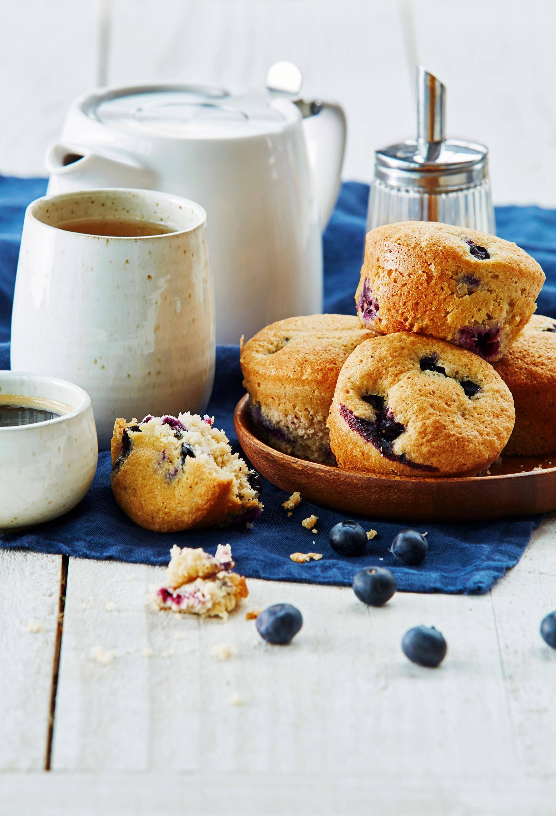 Muffins met bosbessen - Recepten Cake Factory | Tefal