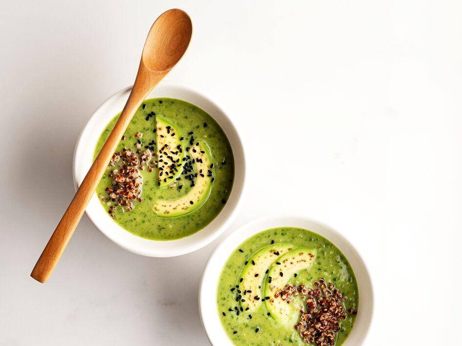 Iced avocado velouté with coconut milk and lime - Recepten Blend up | Tefal