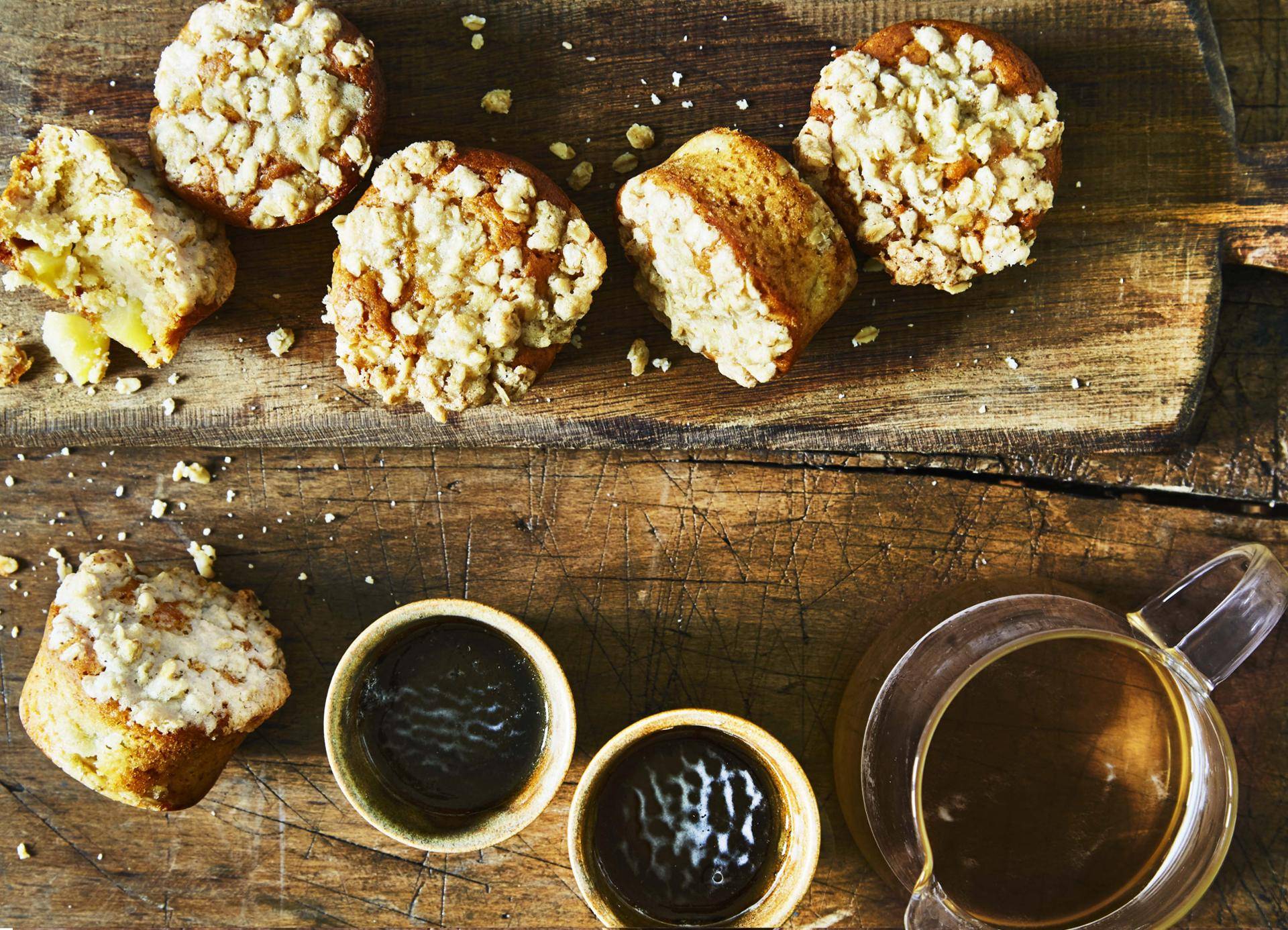 Vegan muffins met appelcrumble - Recepten Cake Factory | Tefal