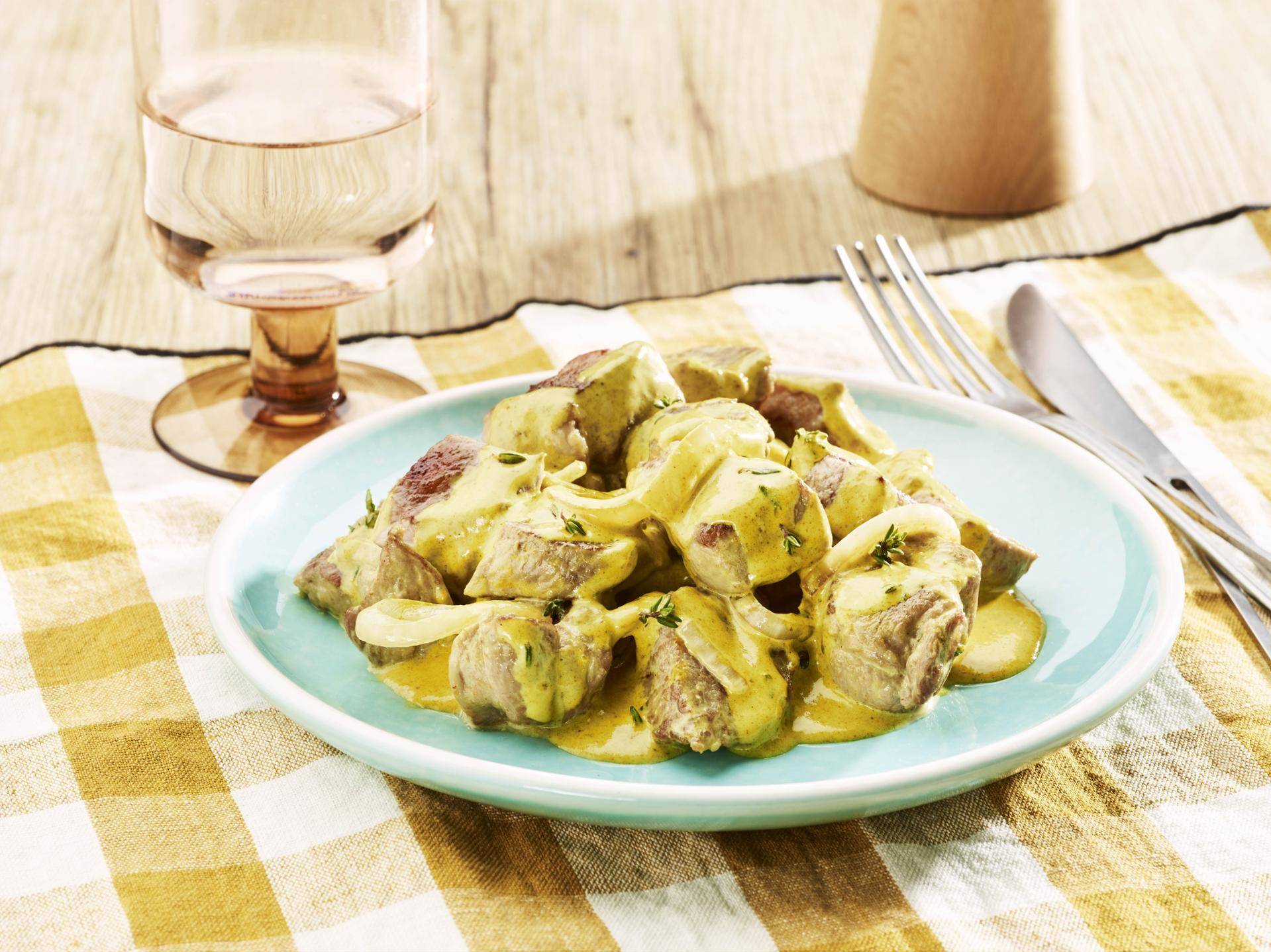 Varkensvlees met curry - Recepten Actifry Smart 1kg | Tefal