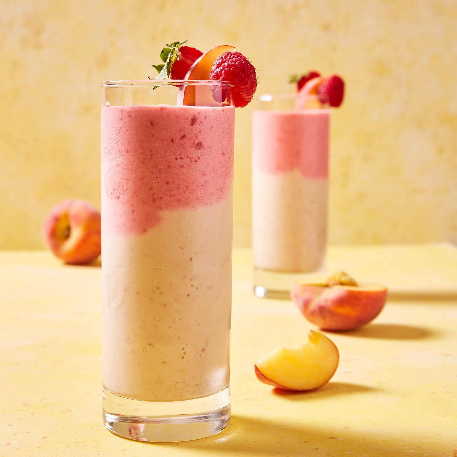 Velvety red peach smoothie - Recepten Blend up | Tefal