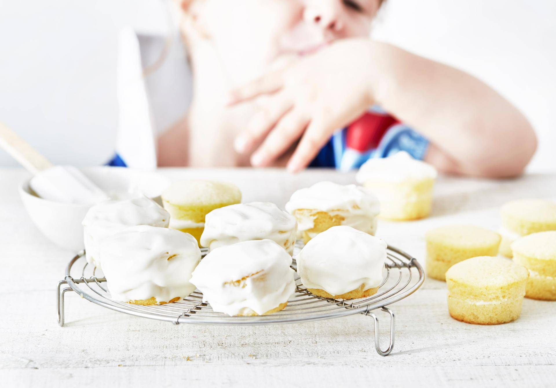 Witte mini-muffins - Recepten Cake Factory | Tefal