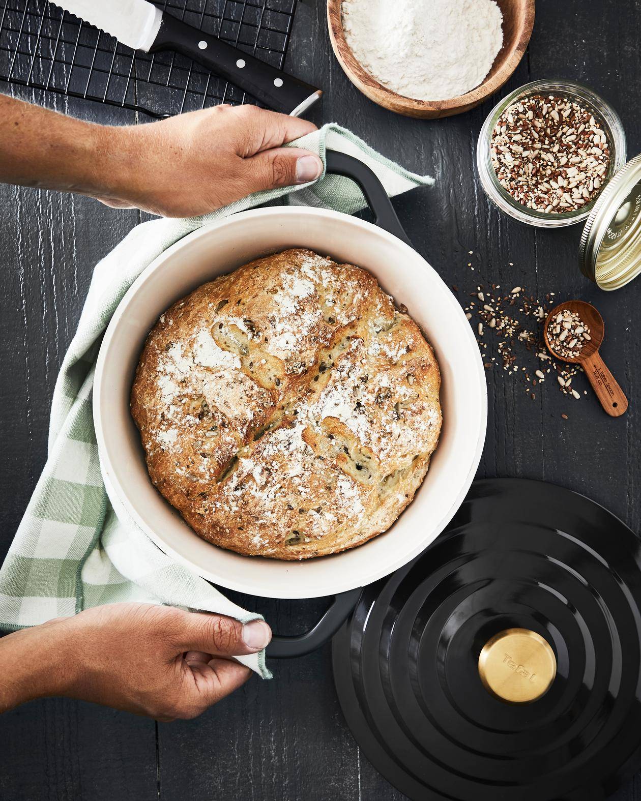 Snel brood met pitjes - Recepten undefined | Tefal