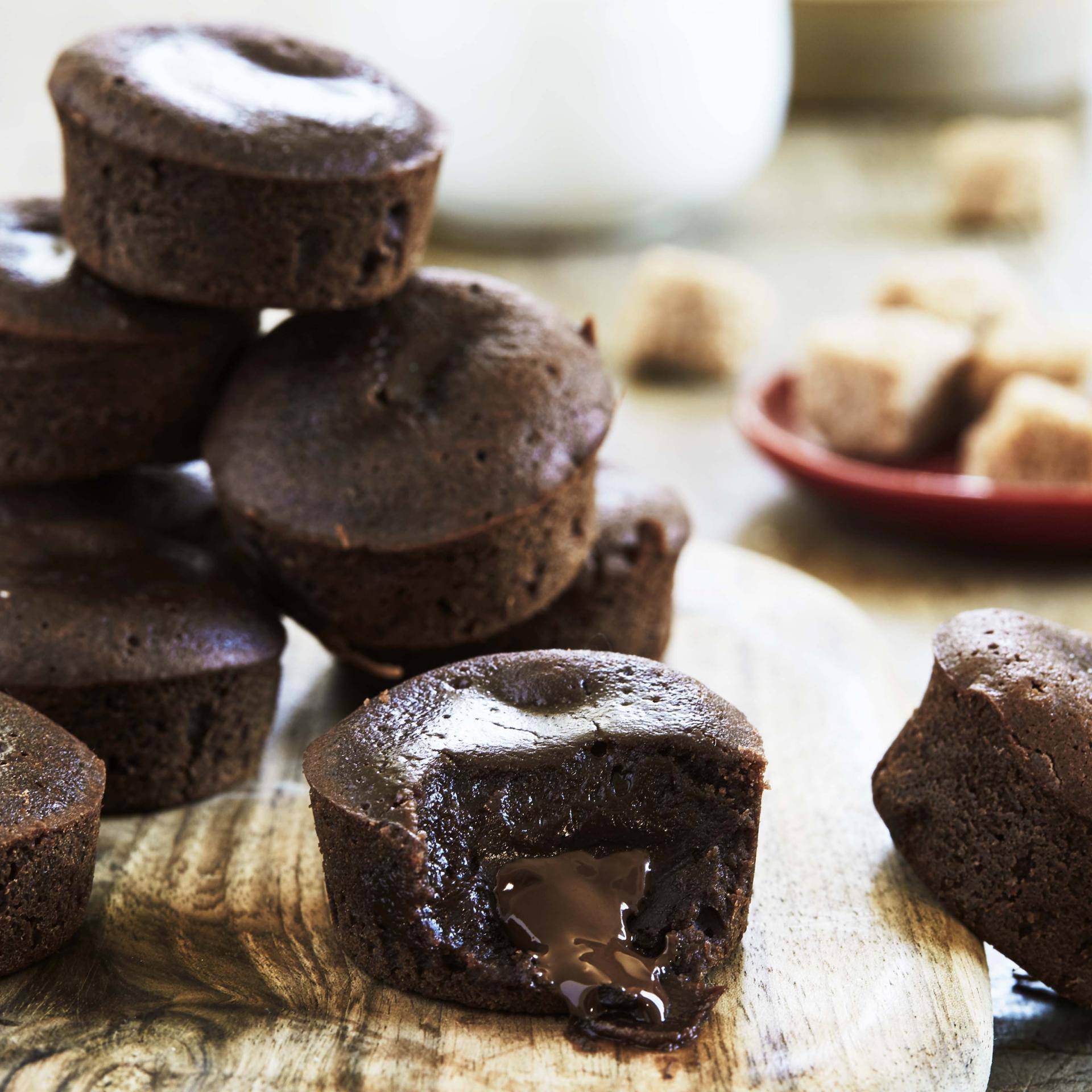 Vloeibare minicakejes met chocolade - Recepten Cake Factory | Tefal