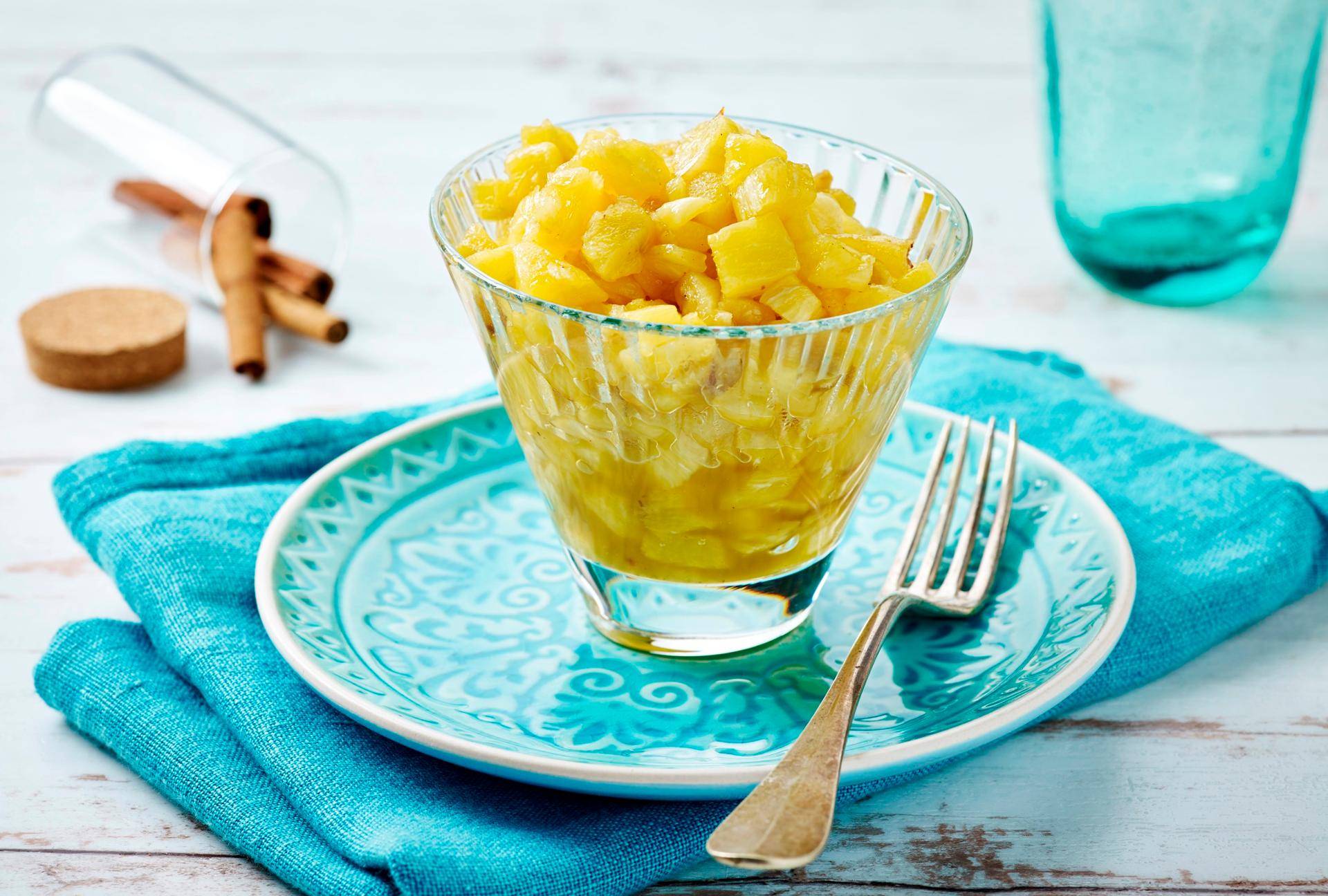 Ananas met acaciahoning - Recepten Actifry Original 1kg | Tefal