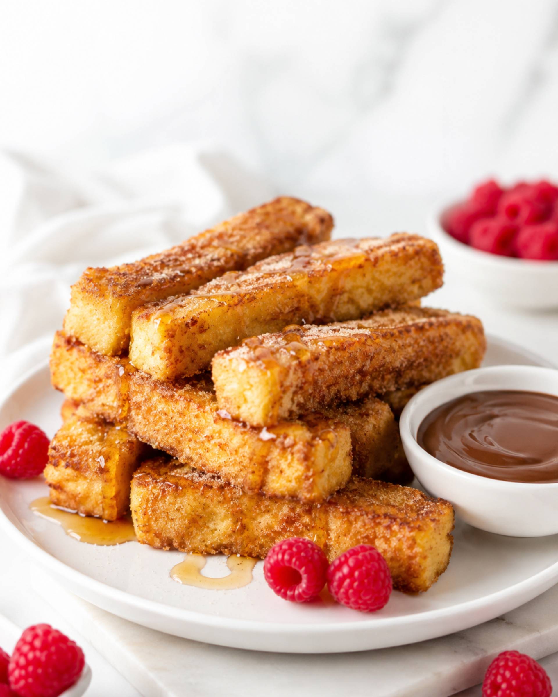Wentelteefstaafjes met chocoladedip - Recepten Crisp&Go 3P | Tefal