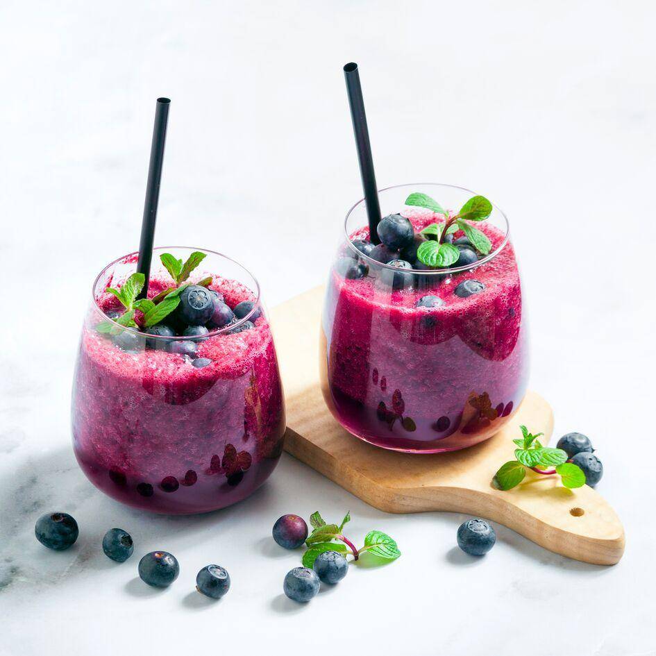 Smoothie van pindakaas en bosbessen - Recepten Perfectmix + | Tefal