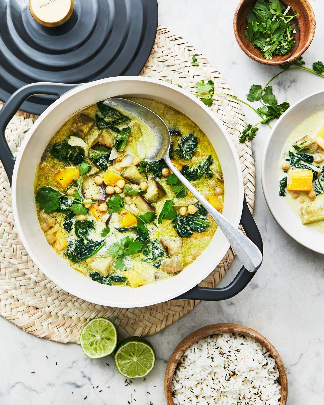 Vegetarische Thaise groene curry - Recepten undefined | Tefal